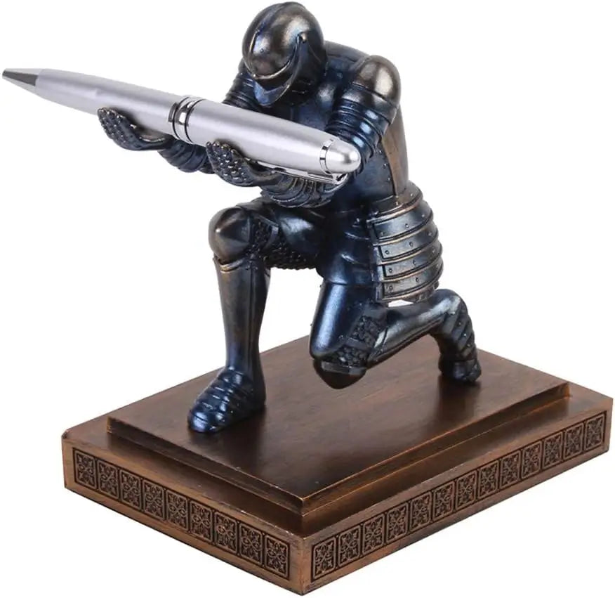 Knight Pen Holder Desk Organizer