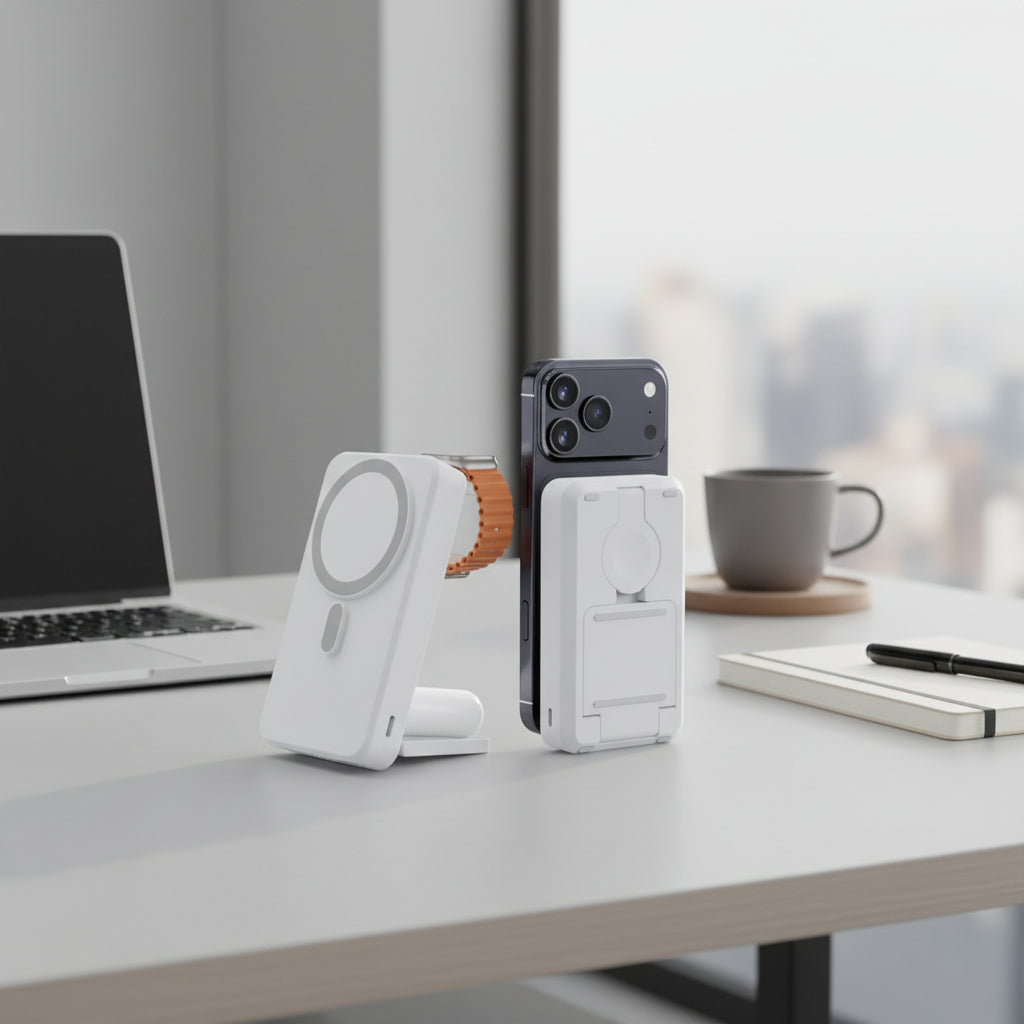 10000mAh 3-in-1 Portable MagSafe Charger