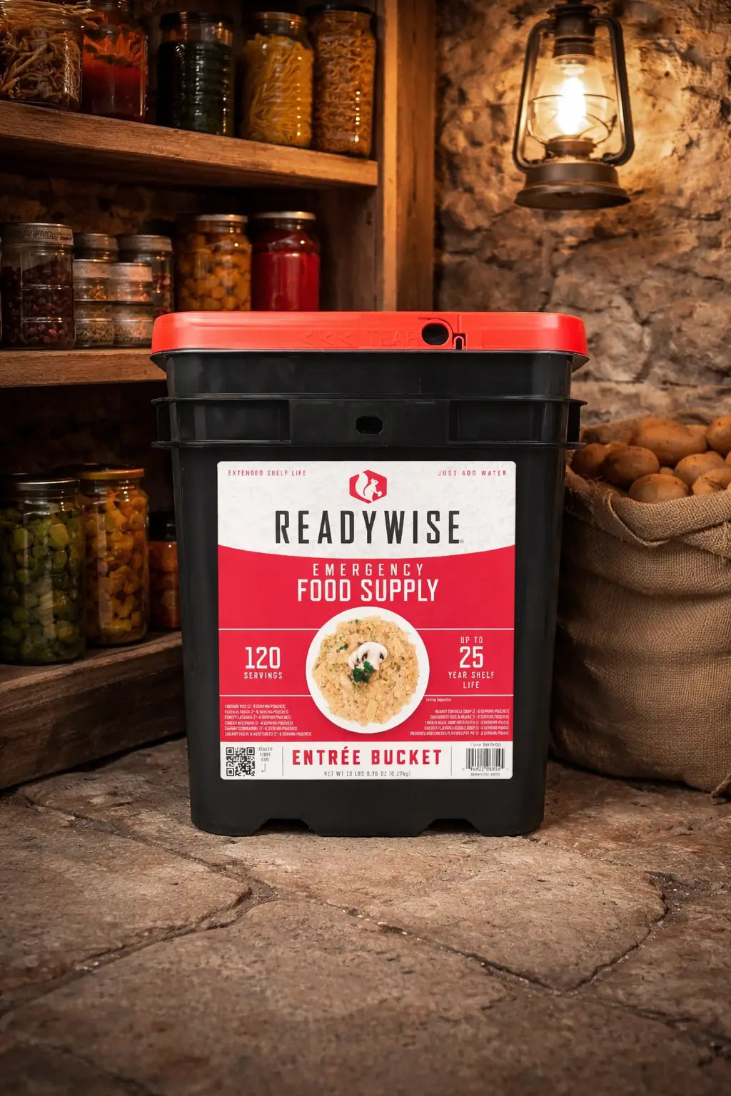 ReadyWise Emergency Food Supply - 120 Servings Favorites Sample Bucket
