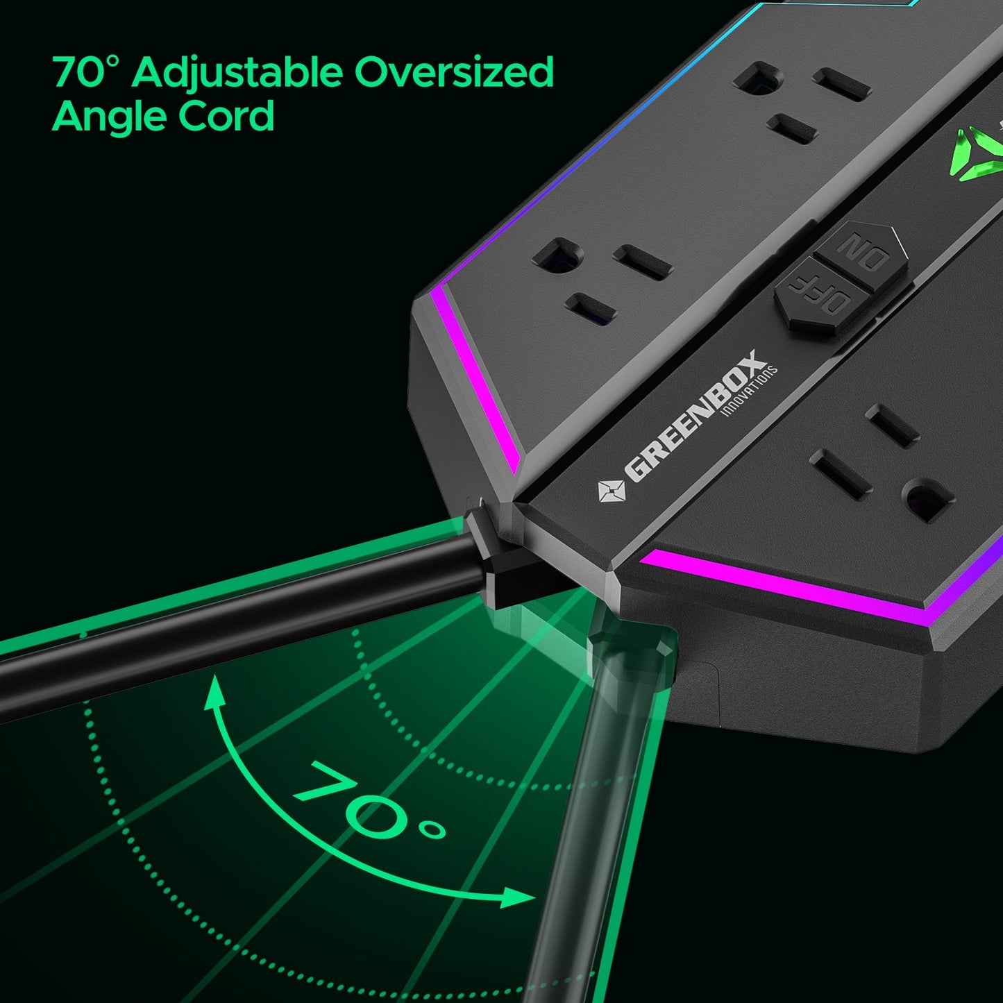 4000J Gaming Power Strip Surge Protector