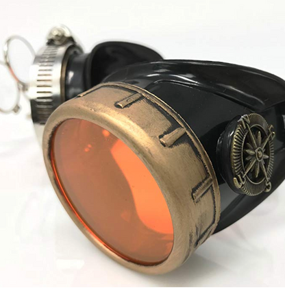 Steampunk Goggles with Magnifying Loupes