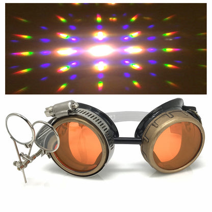 Steampunk Goggles with Magnifying Loupes