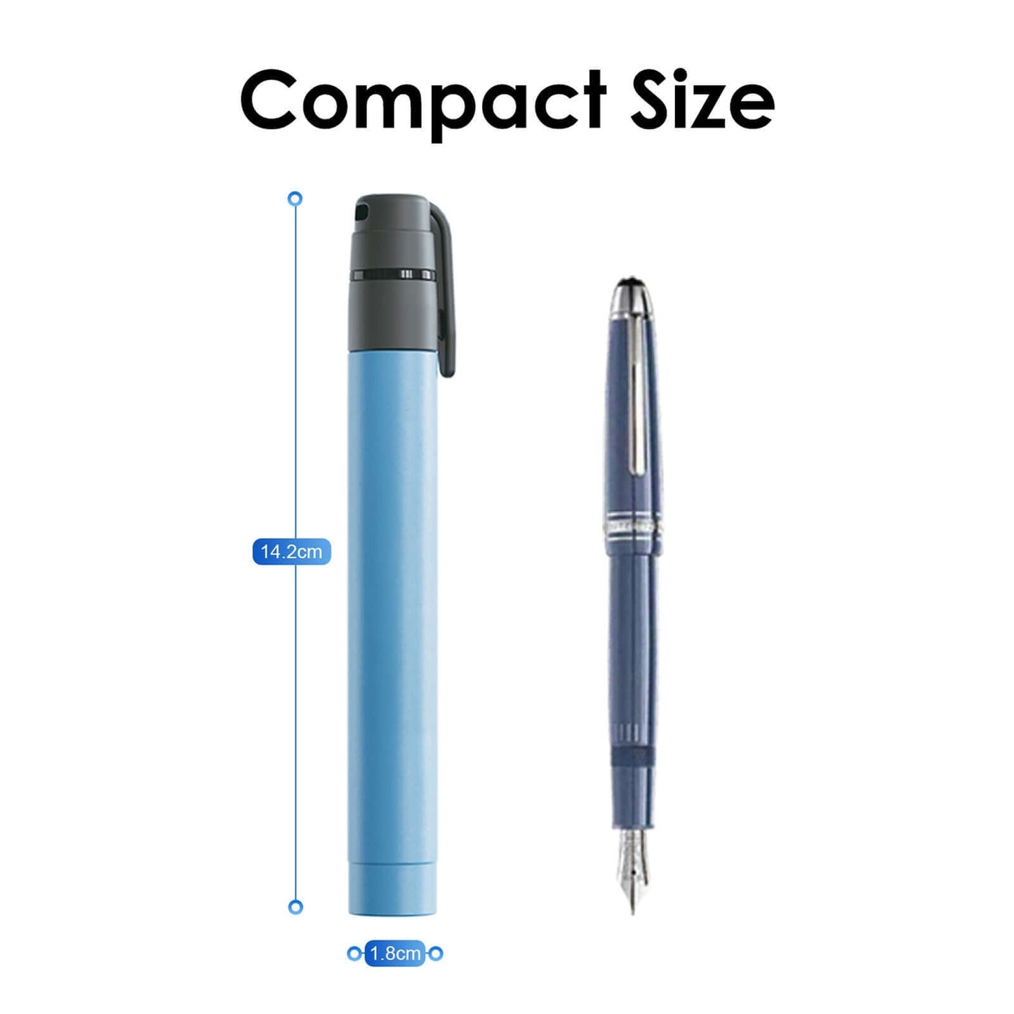 Ultra Compact Water Purification Straw - HygieniSafe® - 2 Pack