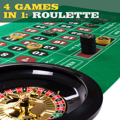 Casino Game Night: 4 Games in 1