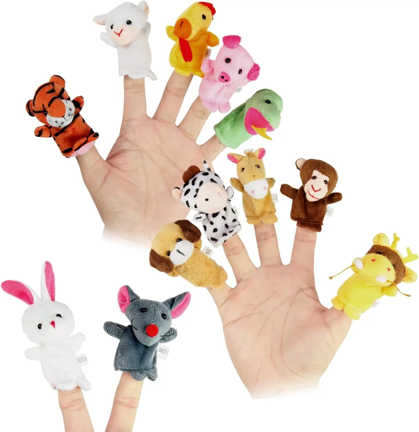 Animal Finger Puppets 12PC for Raves