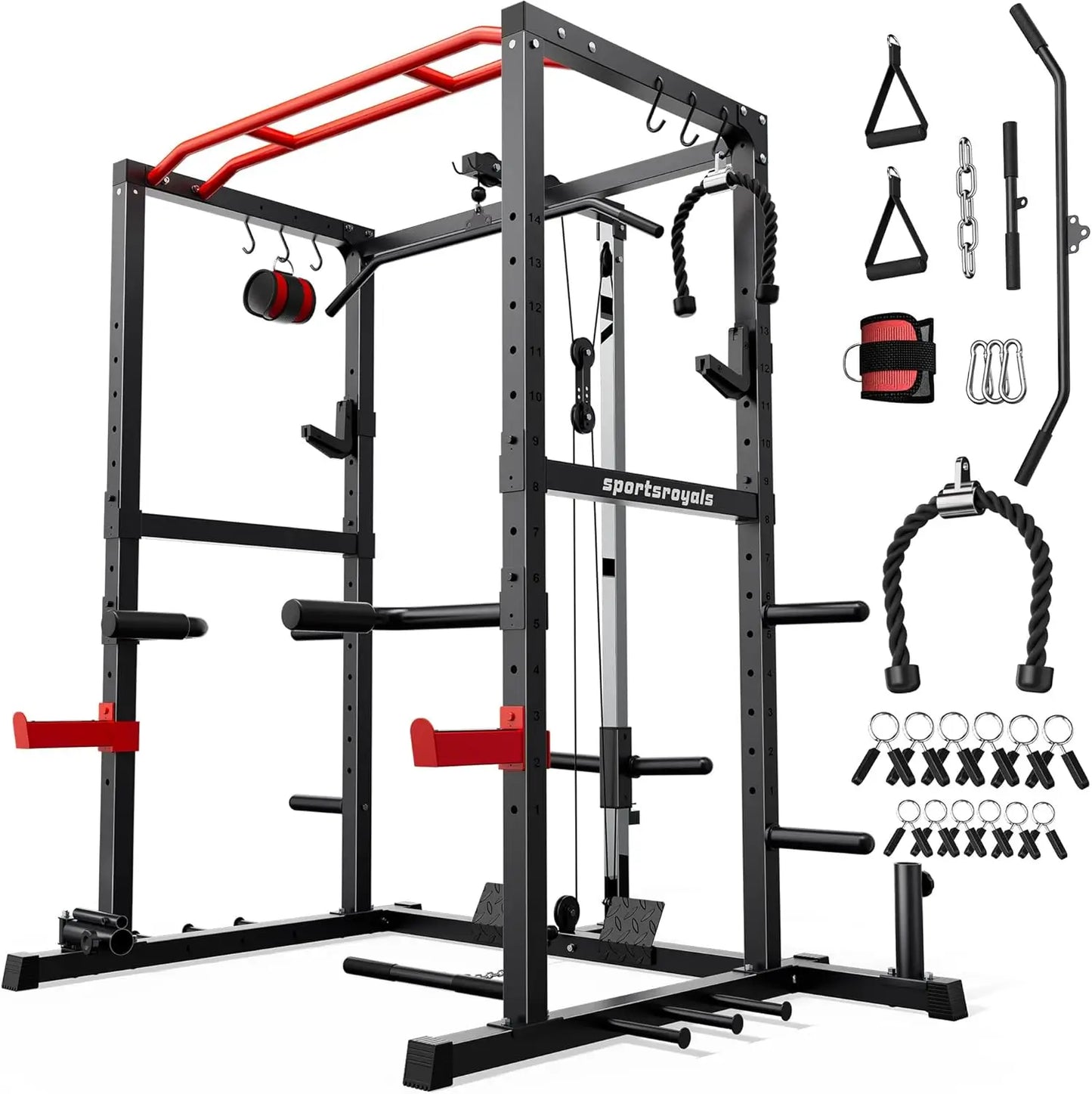 Sportsroyals Power Cage Multi Function Home Gym Power Rack