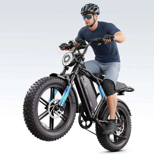 TST Electric Bike for Adults 1500W Fat Tire E Bike Up to 28 MPH Long Range