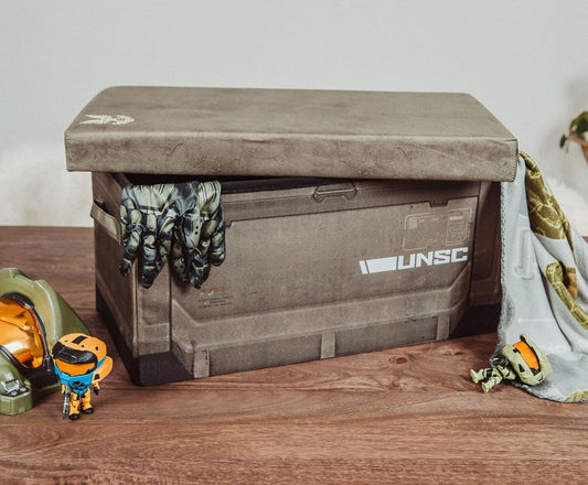 HALO Ammo Crate Collapsible Storage Bin Chest with Lid