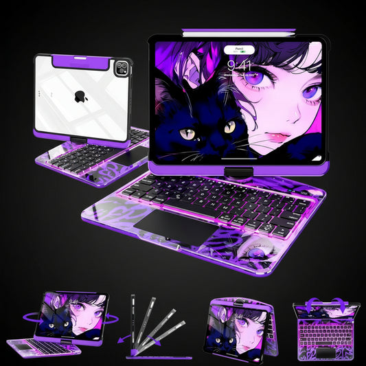 Intermerge Clear Keyboard Case for iPad Air 11" and 4th Gen 10.9"