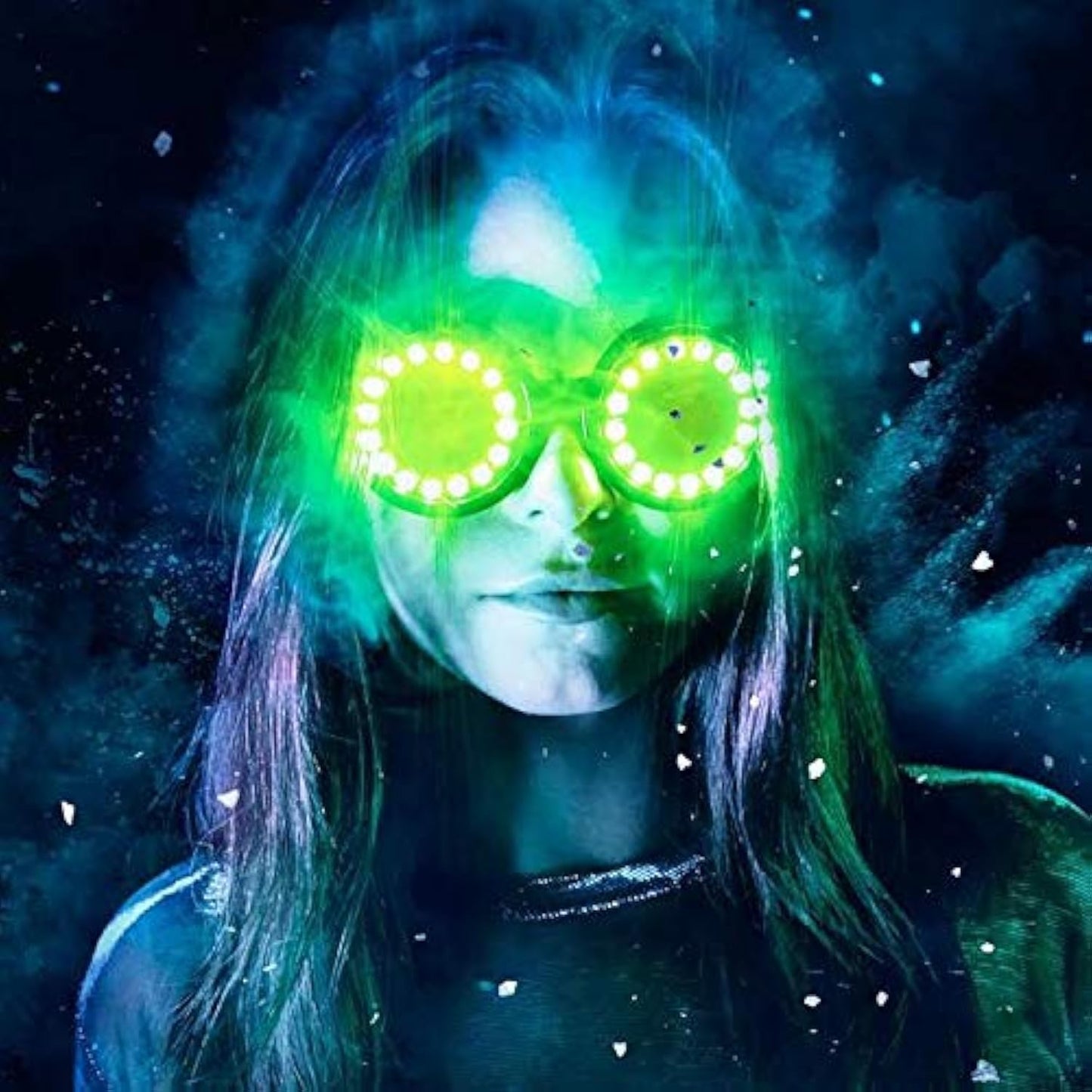 Full Color Programmable LED Goggles