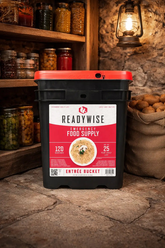 ReadyWise Emergency Food Supply - 120 Servings Favorites Sample Bucket